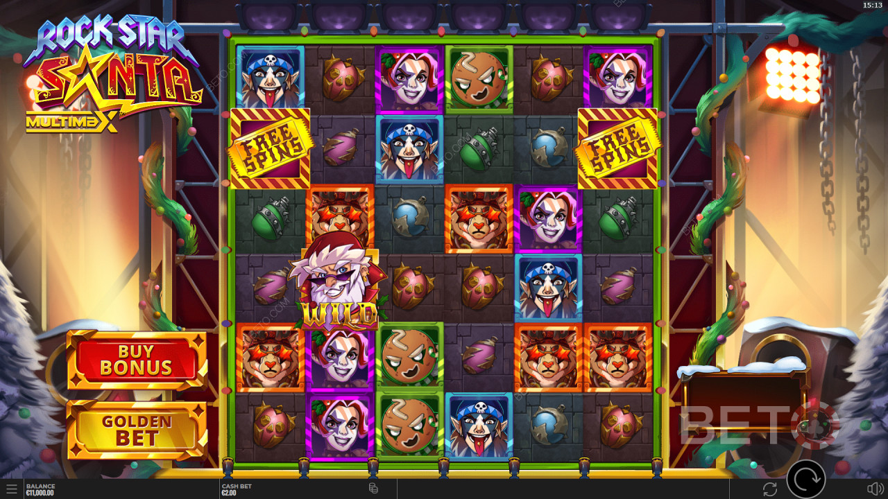 Rock Star Santa MultiMax Spela Gratis