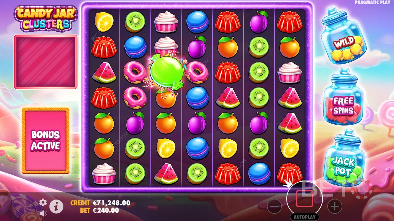 Candy Jar Clusters Review av BETO Slots