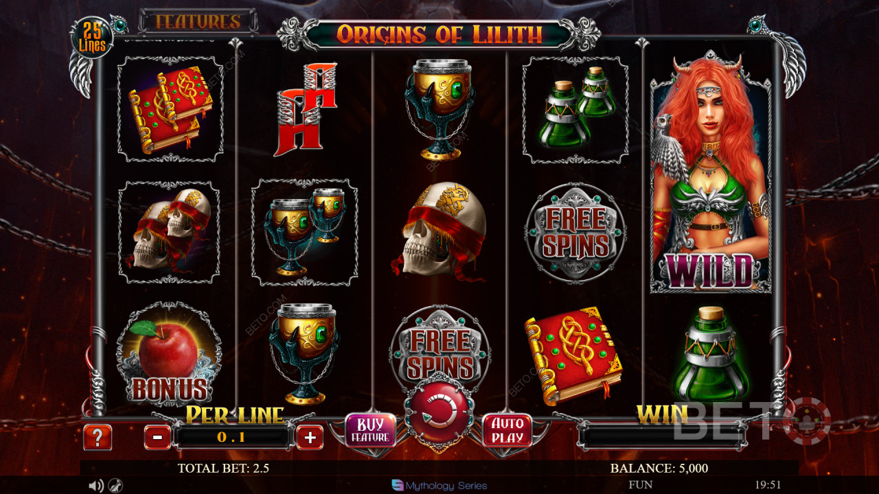 Origins Of Lilith Review av BETO Slots