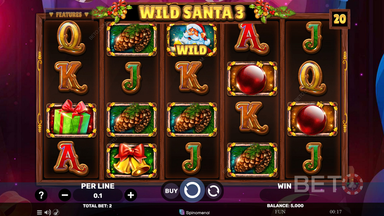 Wild Santa 3 Spela Gratis