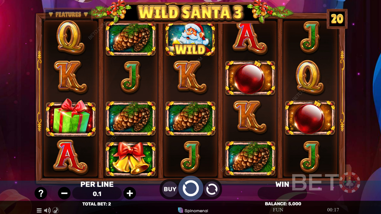 Wild Santa 3 Review av BETO Slots