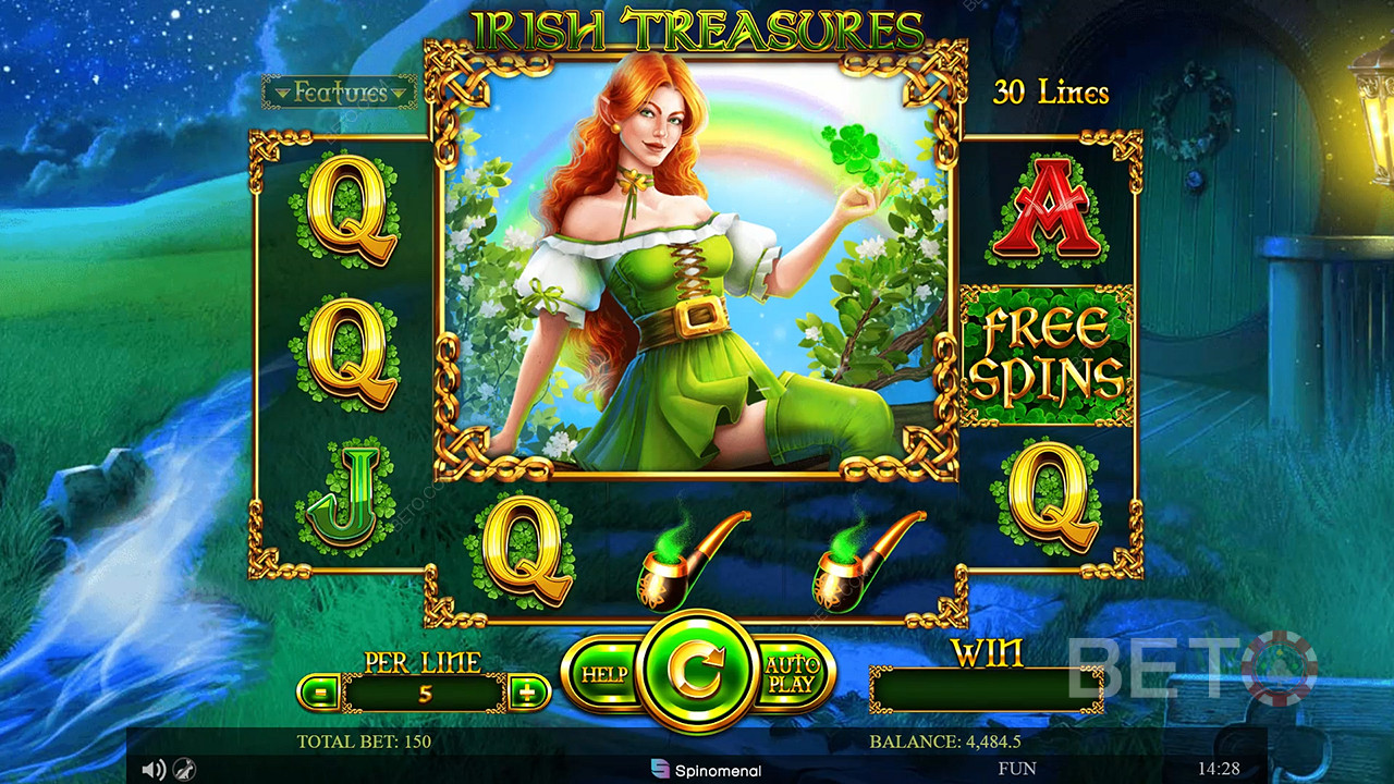 Irish Treasures (Spinomenal) Spela Gratis