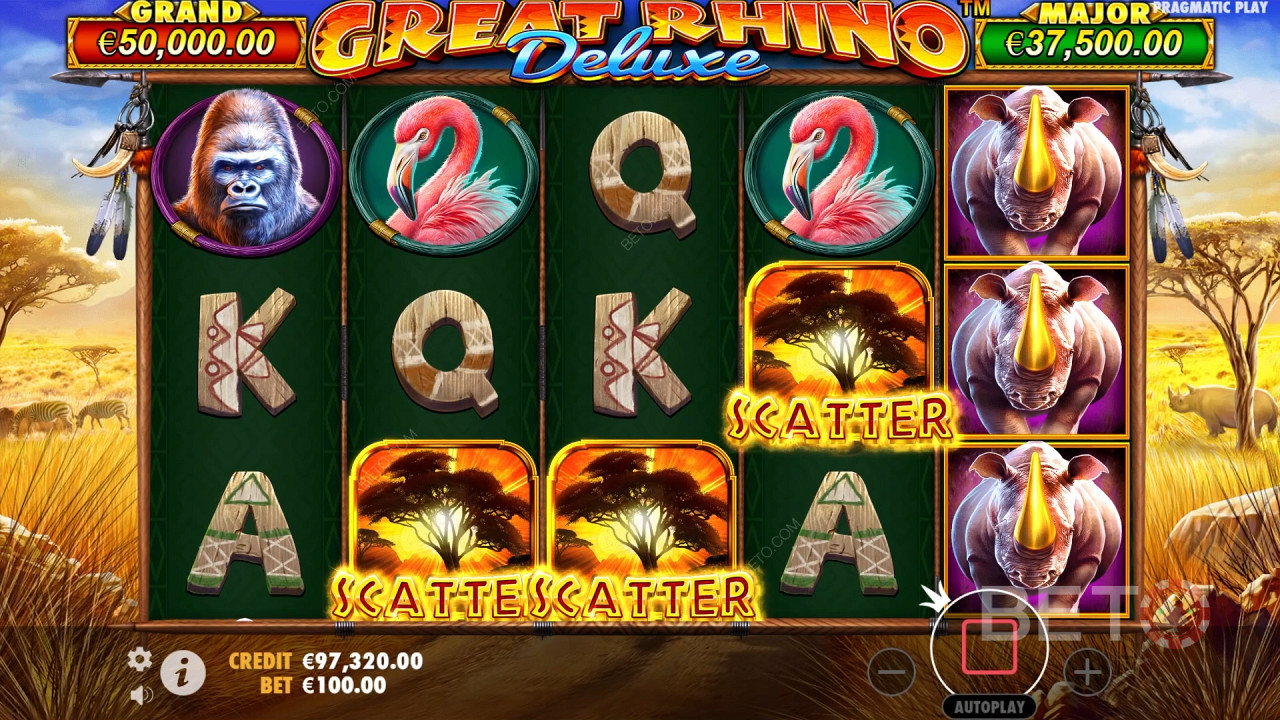 Great Rhino Deluxe Spela Gratis