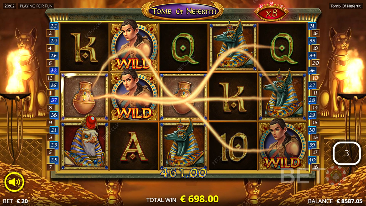 Tomb Of Nefertiti Review av BETO Slots