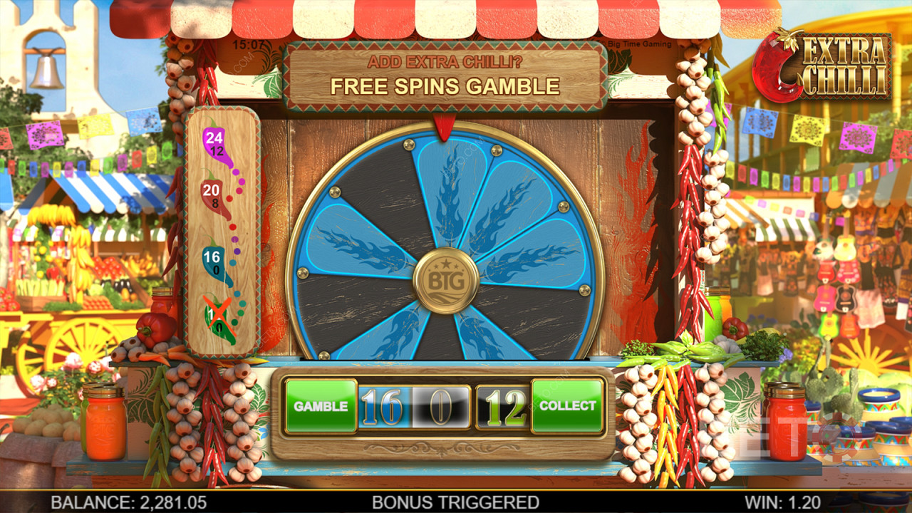 Gamble Free Spins i Extra Chilli Megaways