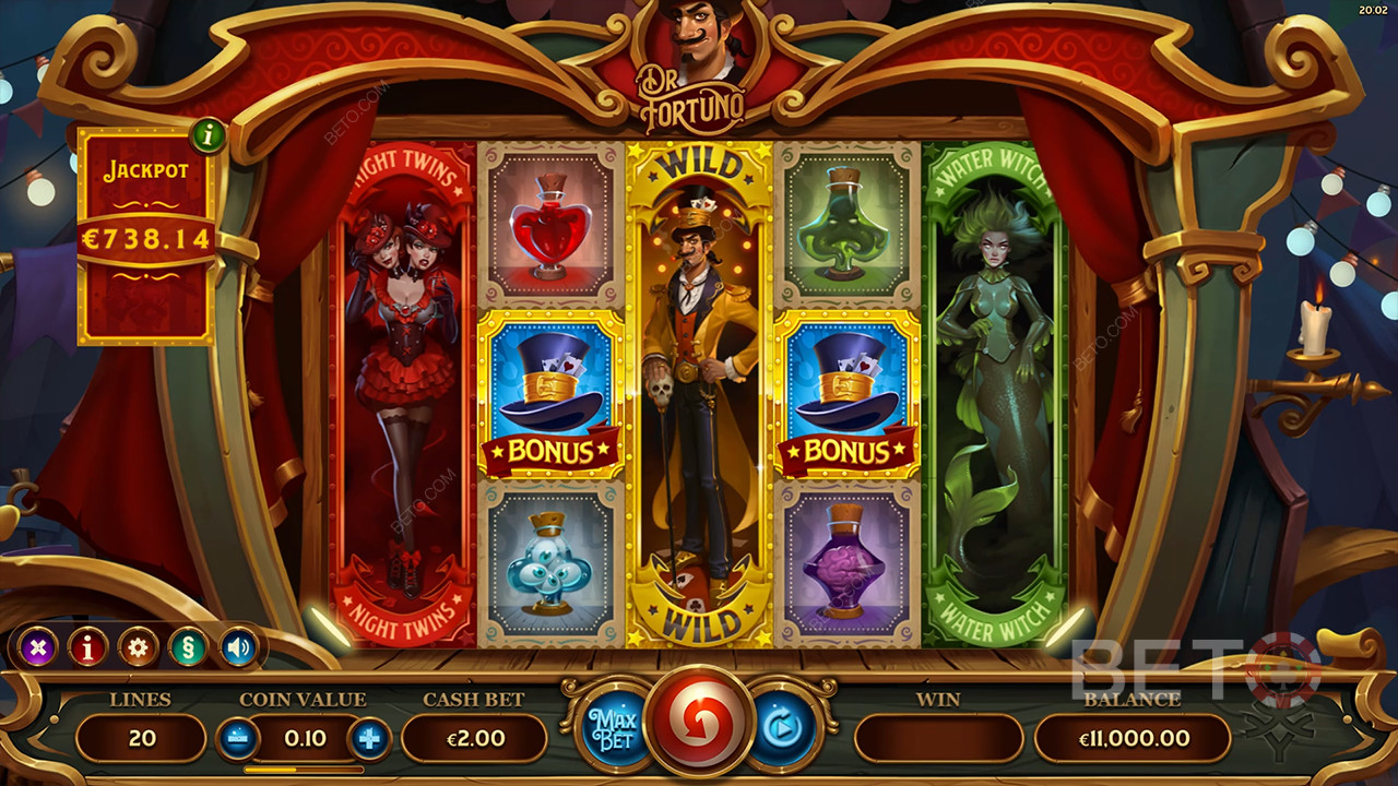 Dr Fortuno Review av BETO Slots