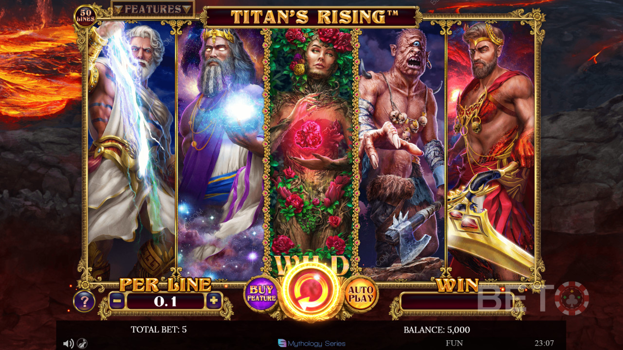 Titans Rising Review av BETO Slots