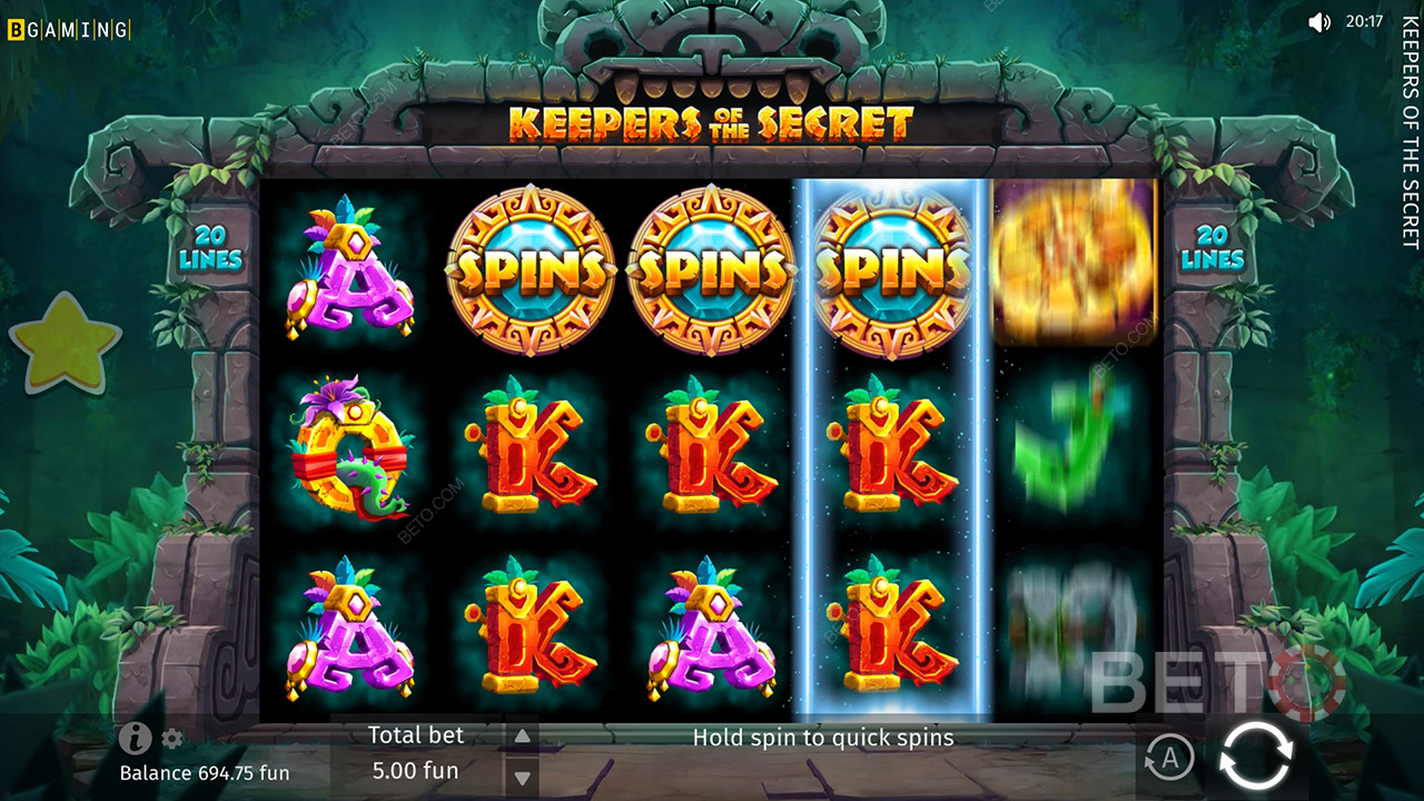 Keepers of the Secret Review av BETO Slots