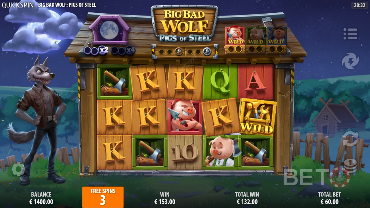 Big Bad Wolf: Pigs of Steel Spela Gratis