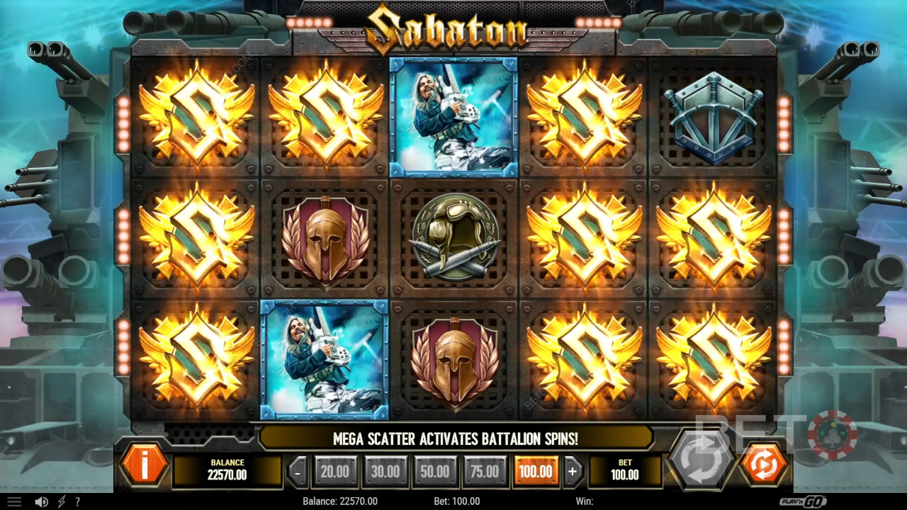 Sabaton Review av BETO Slots