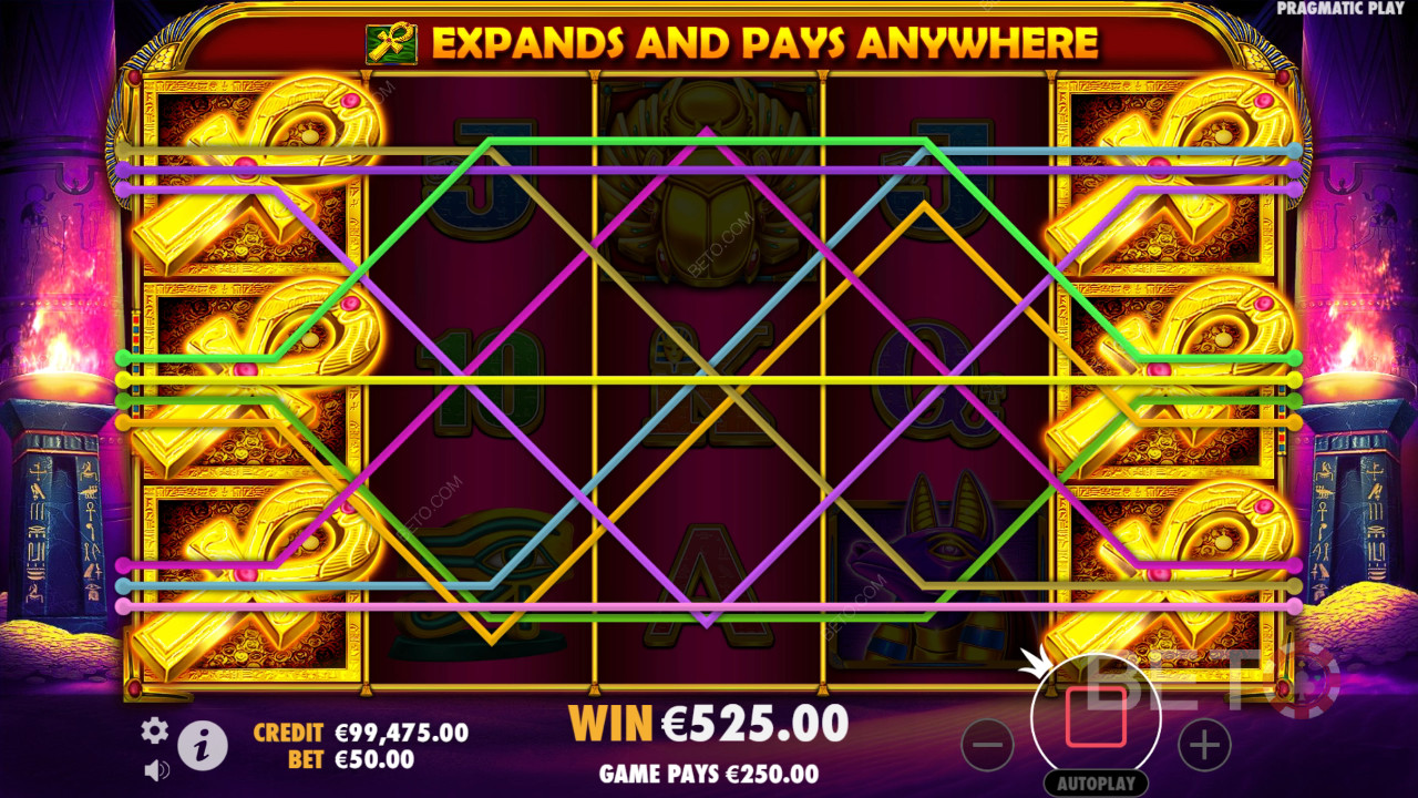 Bonusfunktioner förklaras i forntida Egypten Classic by Pragmatic Play