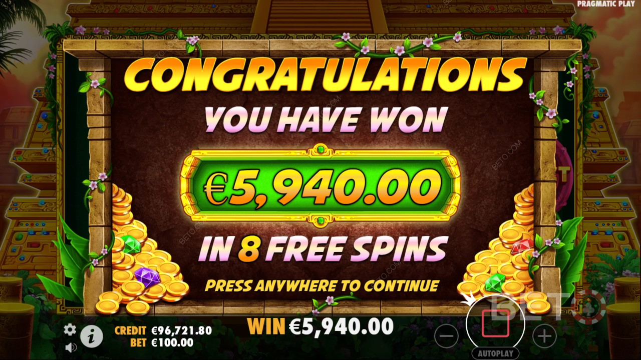 Vinn 10 500 gånger din insats på spelautomaten El Dorado – The City of Gold!