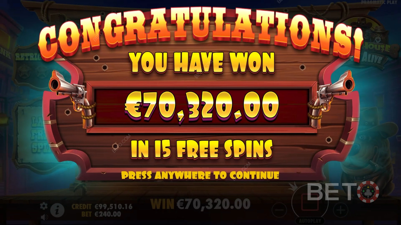 Vinn 10 000 gånger din insats i The Dog House Dog or Alive Online Slot!