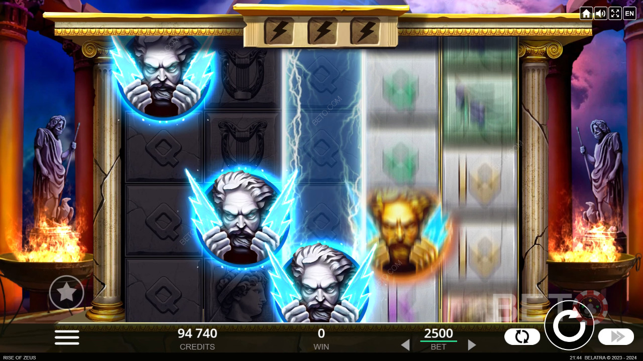 Rise of Zeus Review av BETO Slots