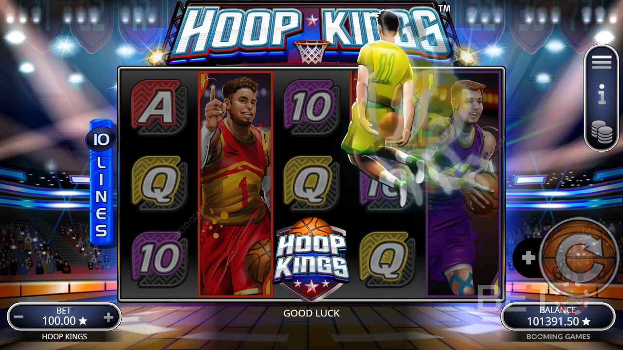 Hoop Kings recension av BETO Slots