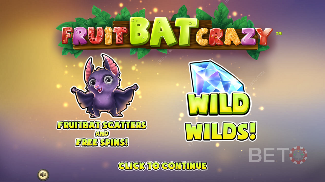 Fruit Bat Crazy - En söt fruktfladdermus ger dig massor av underhållning med wilds, scatters och free spins.