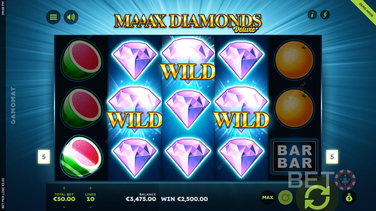 Maaax Diamonds Deluxe Review av BETO Slots