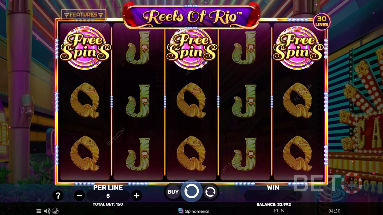 Reels Of Rio - Party Time Spela Gratis