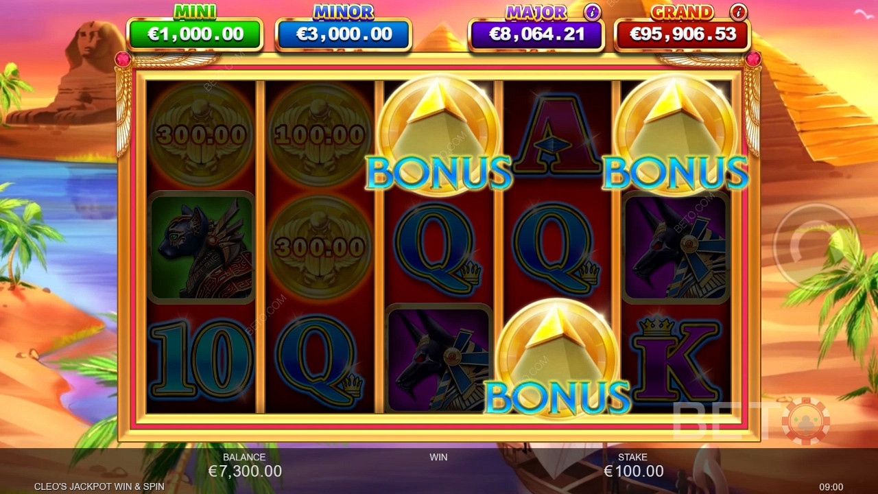 Cleo's Jackpot Win & Spin Spela Gratis