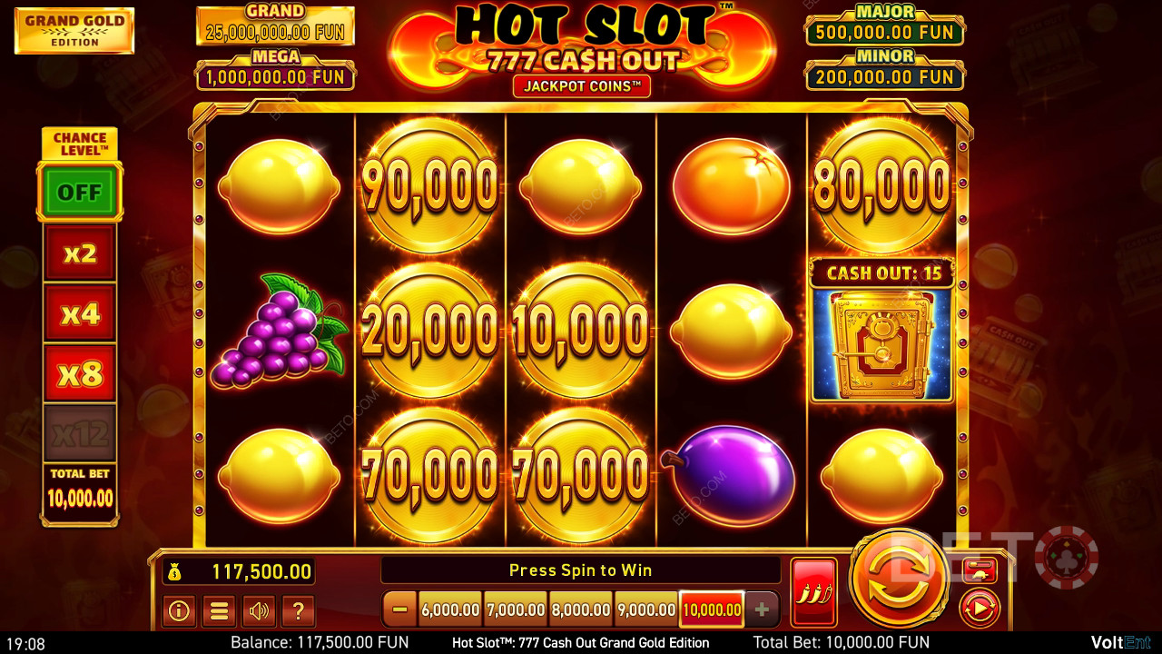 Hot Slot: 777 Cash Out Grand Gold Edition Review av BETO Slots