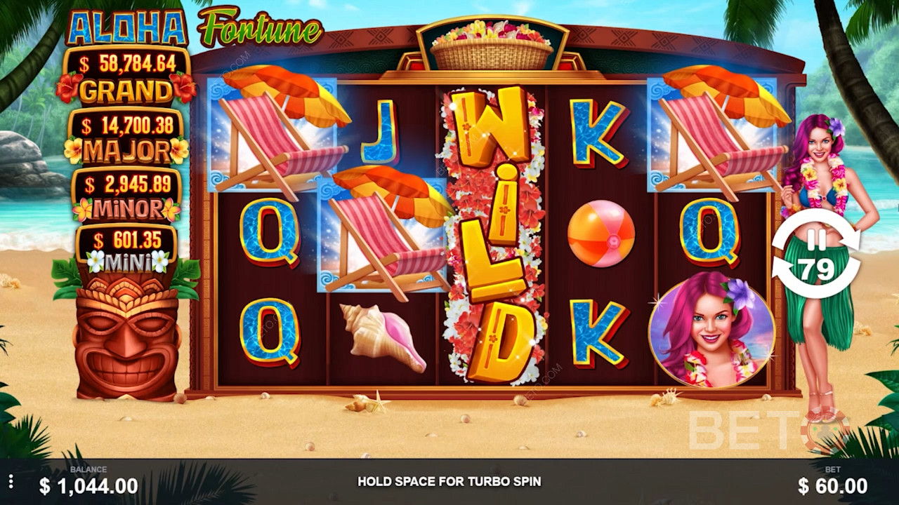 Pariplays spelautomat Aloha Fortune online