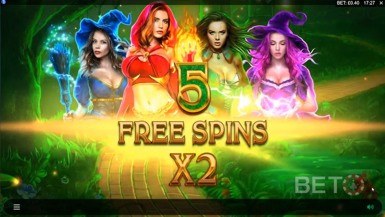 Få minst 3 Scatter-symboler i Free Spins-läget för att få fler bonusar och priser.