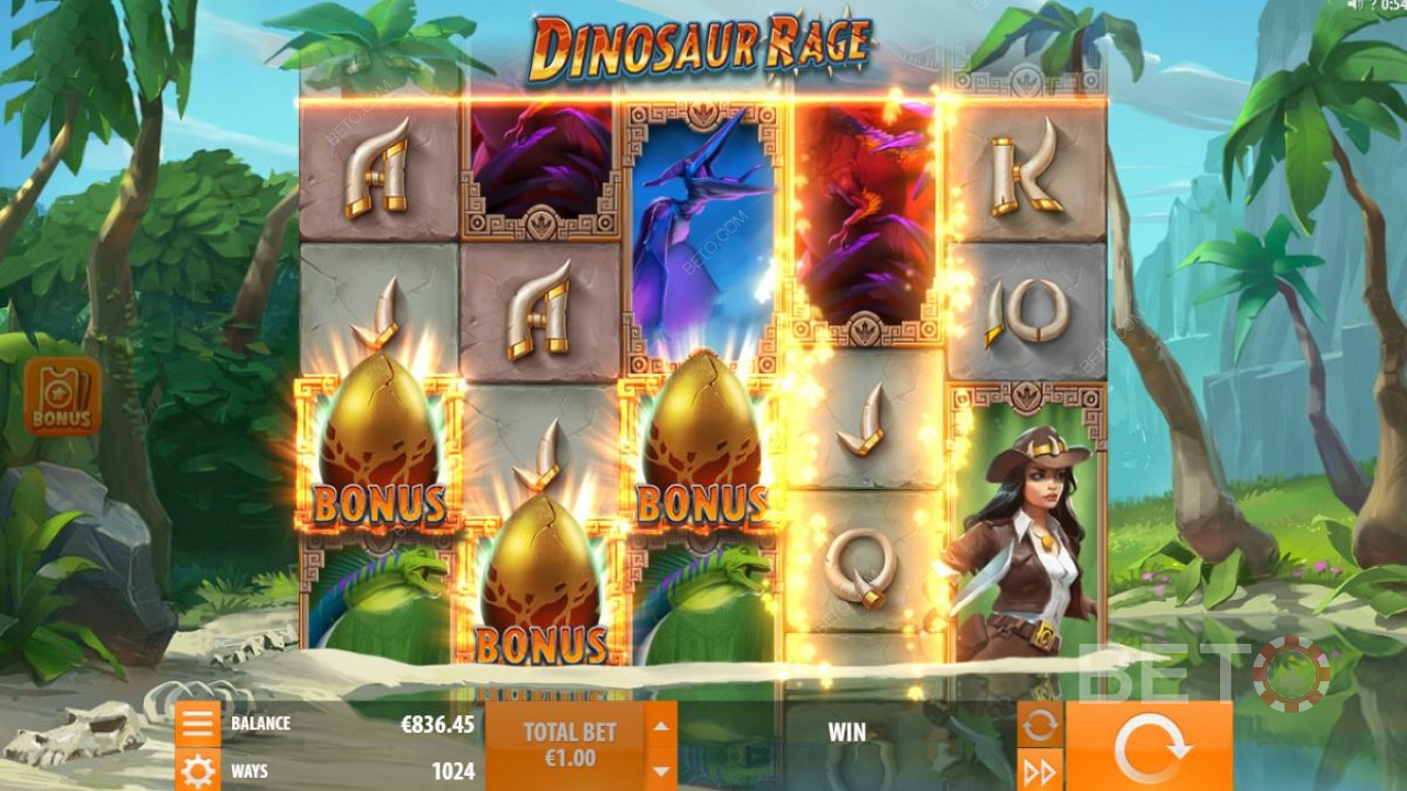 Särskilda bonusar i Dinosaur Rage