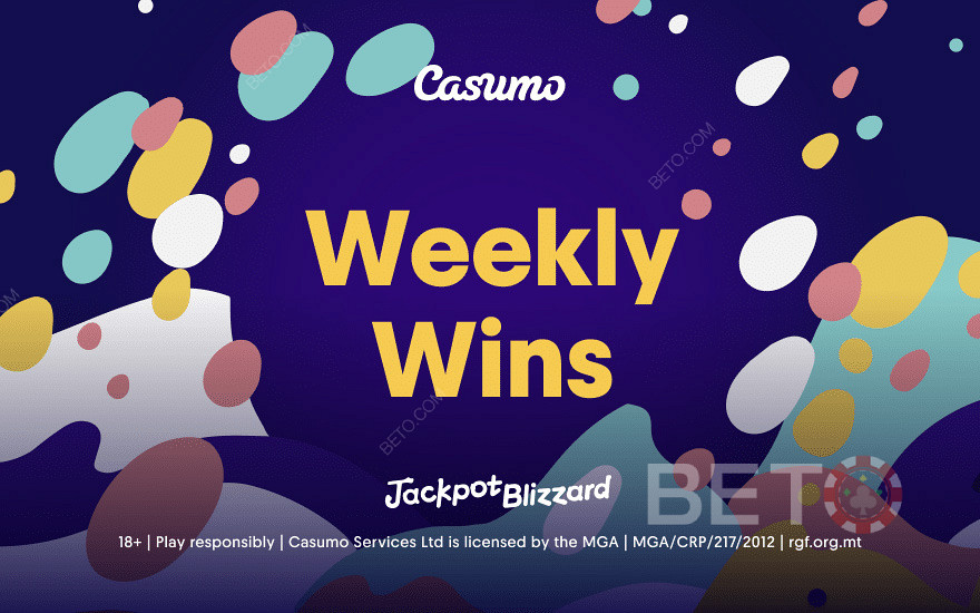 Spela jackpot på Casumo eller vinn mega stora priser!