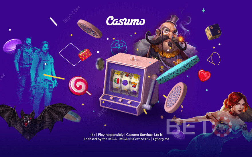 Casumo bonus och spännande urval av casinospel.