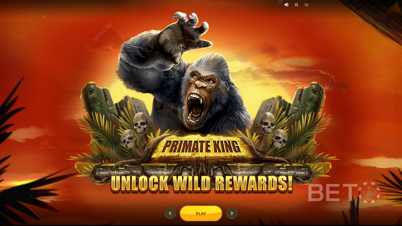 Attraktiv grafik i Primate King Slot