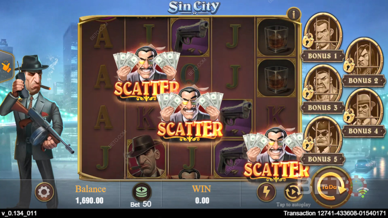 Sin City (TaDa Gaming) Spela Gratis