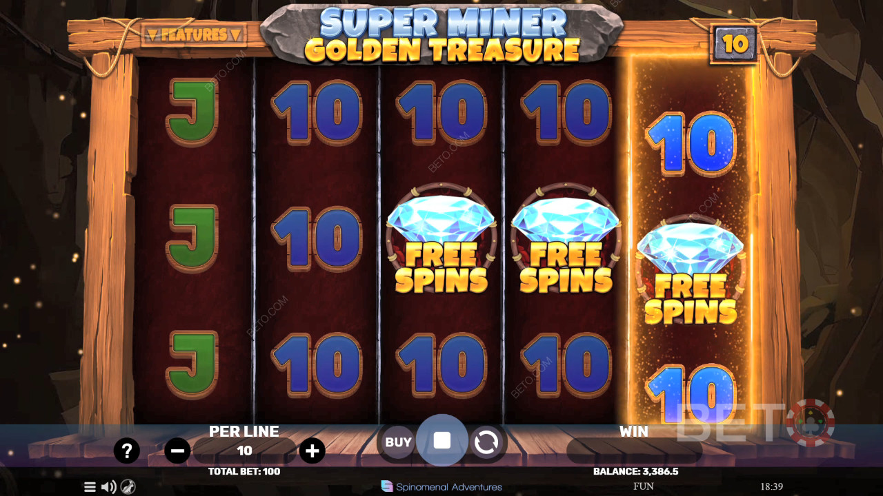 Super Miner - Golden Treasure Spela Gratis