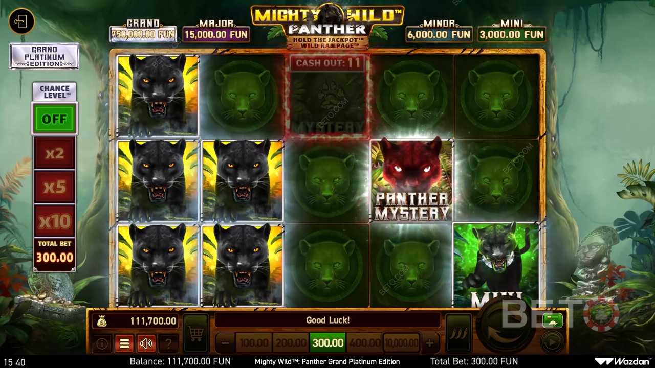 Mighty Wild: Panther Grand Platinum Edition Review av BETO Slots