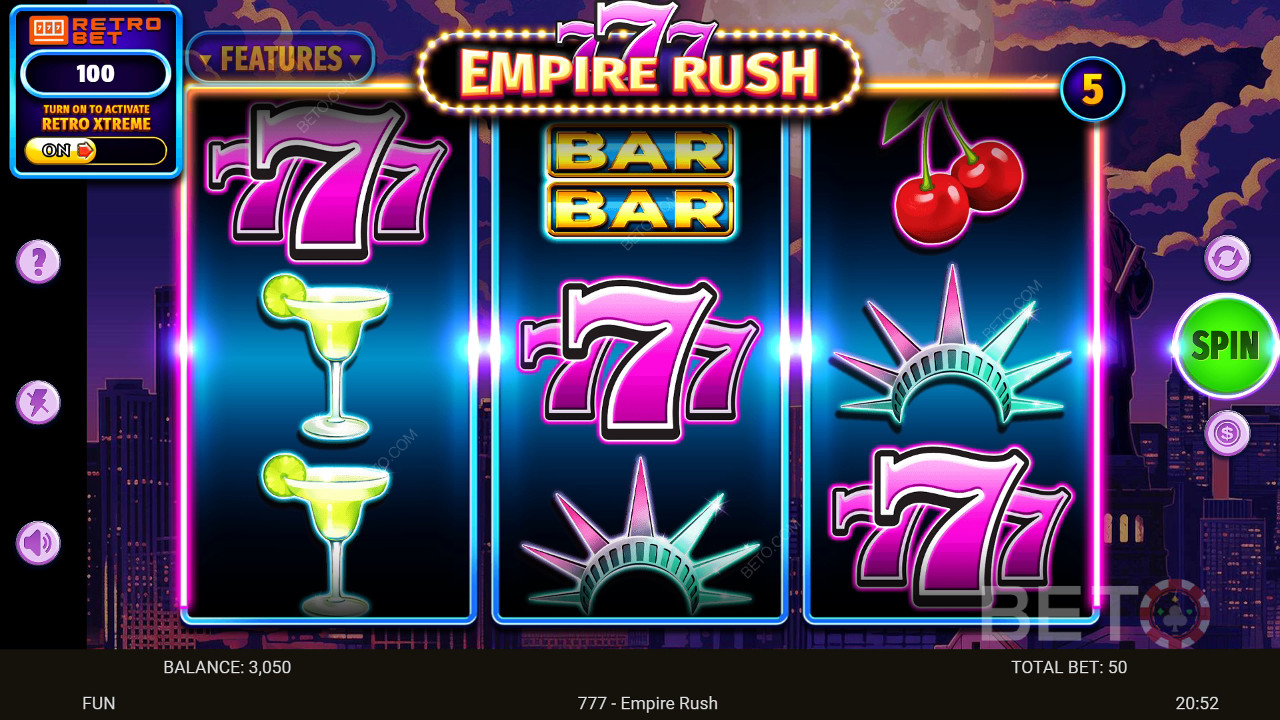777 Empire Rush Review av BETO Slots