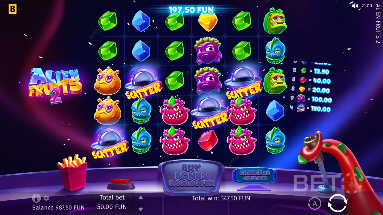 Alien Fruits 2 Review av BETO Slots