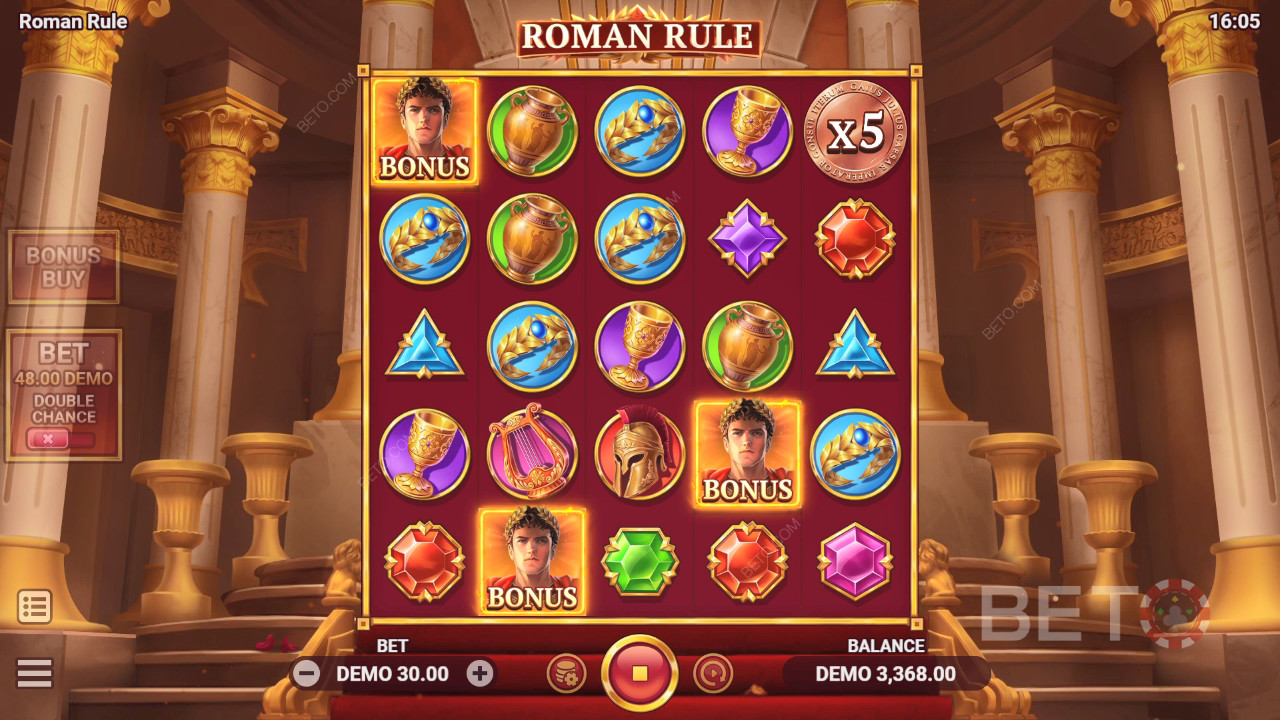 Roman Rule Review av BETO Slots