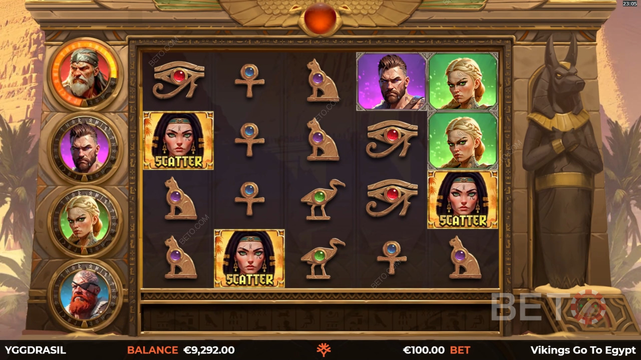Vikings Go To Egypt Wild Fight Review av BETO Slots