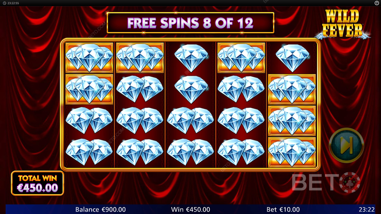 Vinn 1 520 gånger din insats i Wild Fever-spelautomaten!