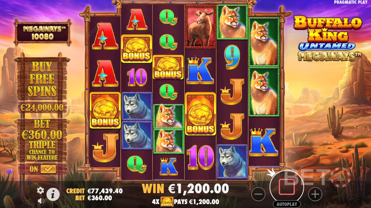 Buffalo King Untamed Megaways Spela Gratis
