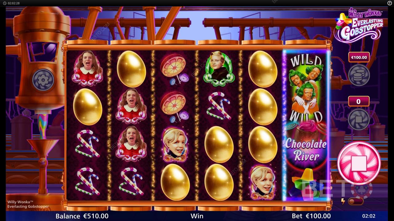 Willy Wonka Everlasting Gobstopper Spela Gratis