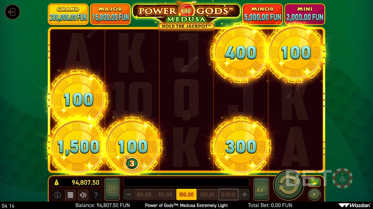Power of Gods: Medusa Extremely Light Spela Gratis