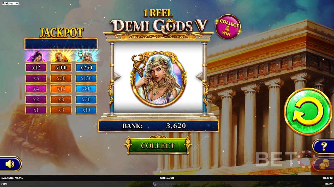 1 Reel - Demi Gods V Spela Gratis