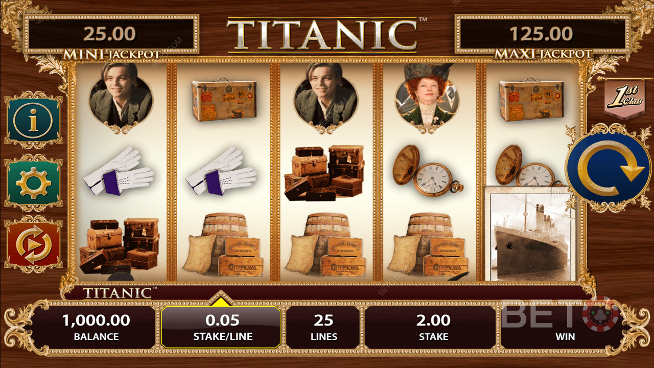 Njut av ett storslaget äventyr i Titanic online slot på ett av BETOs rekommenderade online casino