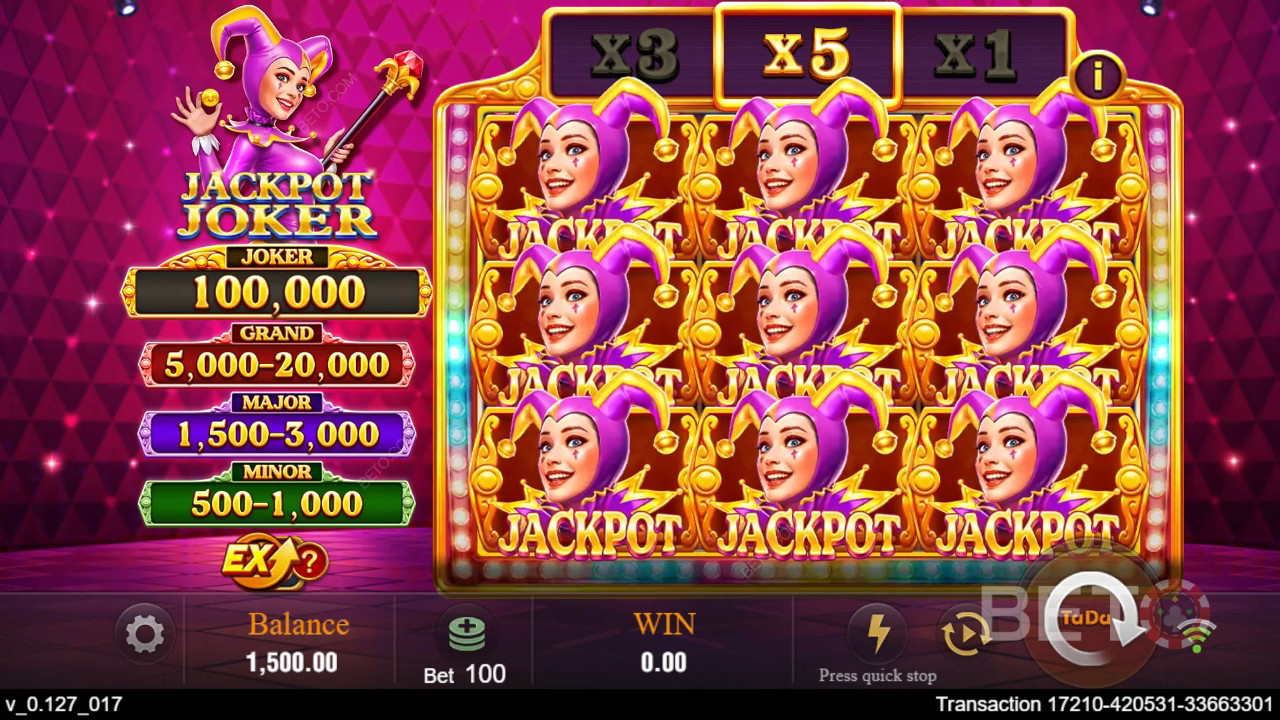 Jackpot Joker Review av BETO Slots