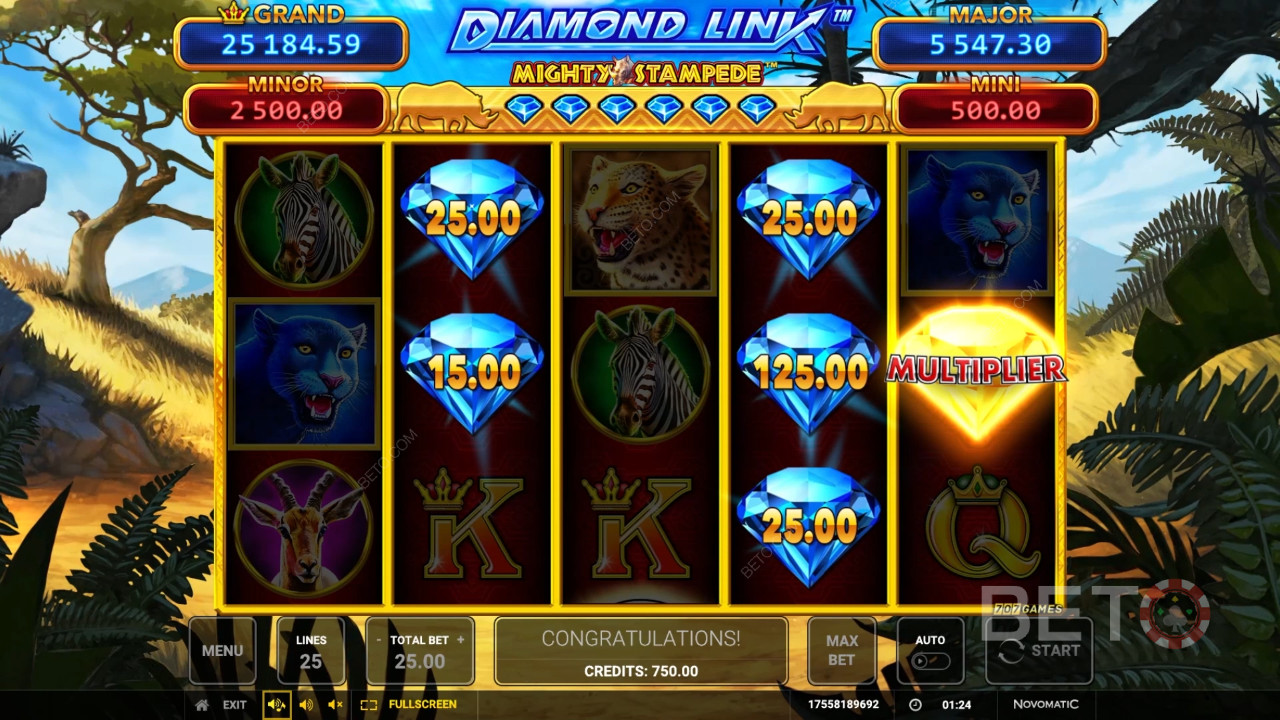 Diamantlänk: Mighty Stampede Review av BETO Slots