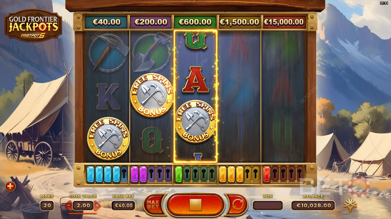 Gold Frontier Jackpots FastPot5 Spela Gratis