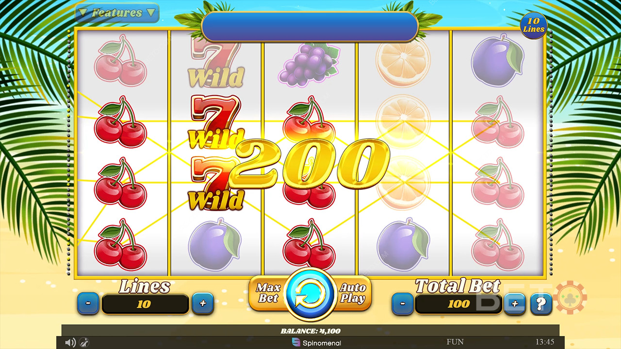 100 Juicy Fruits Review av BETO Slots