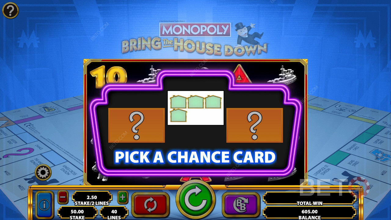 Special Chance Feature i Monopoly: Bring the House Down