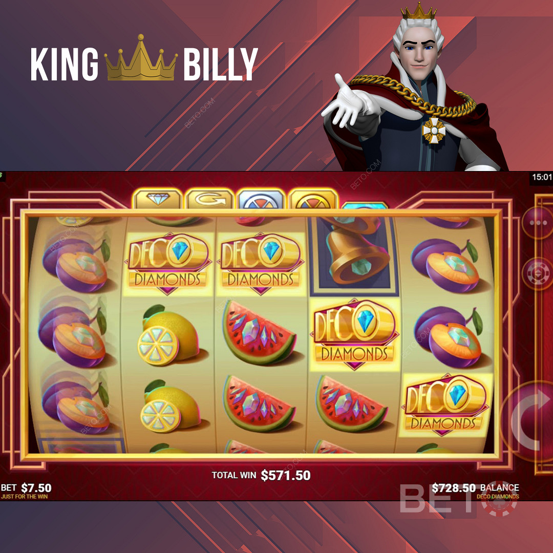 Spela spännande slots på King Billy Online Casino