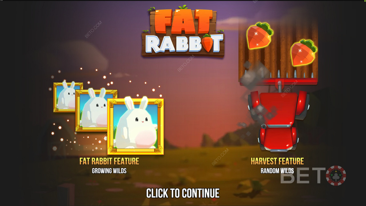 Inledningssidan för Fat Rabbit